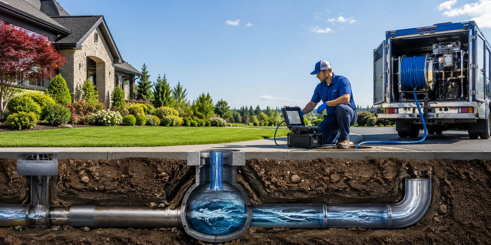 Drainage restoration information for South Wayne, WI
